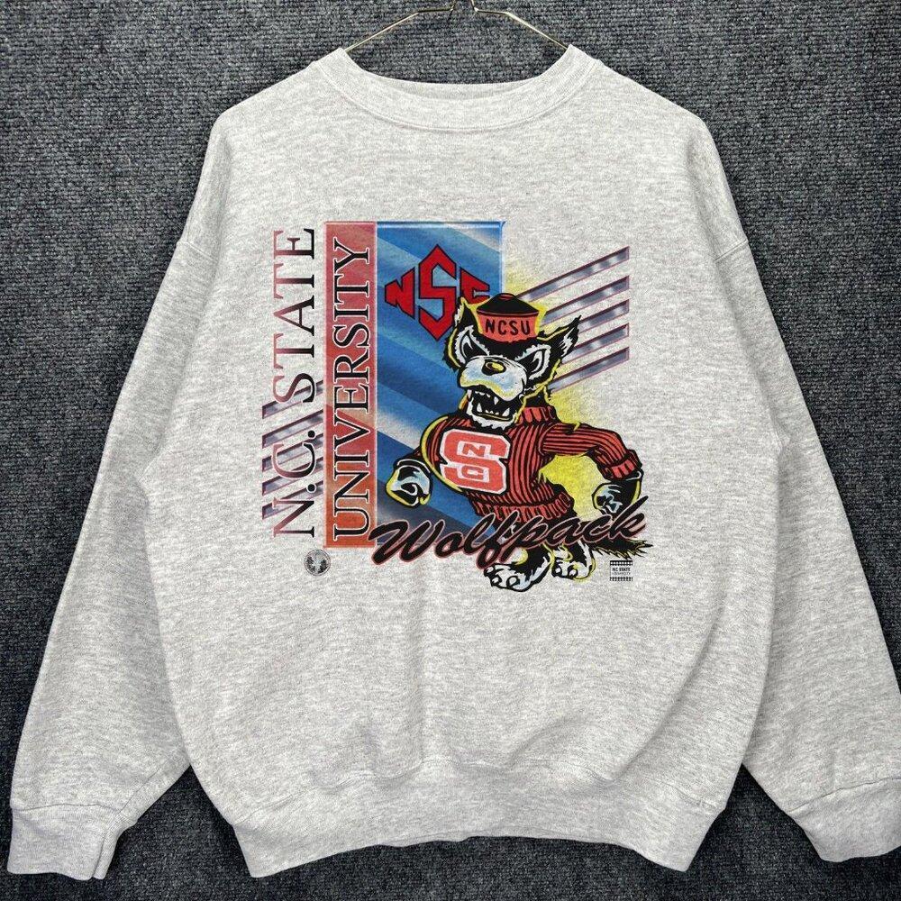 North Carolina State University Wolfpack Ncsu Retro Tee Sweatshirt